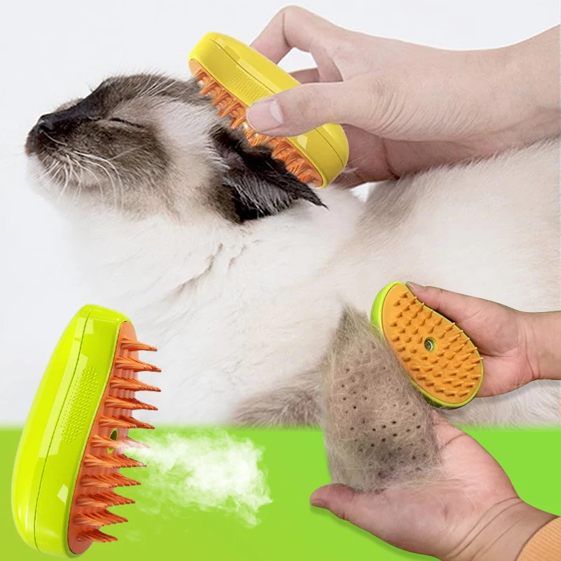 Escova SprayFresh® Multifuncional 3 em 1 para Cães e Gatos