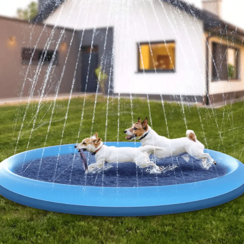 Piscina para Cães Ultra Splashy® Antiderrapante com Pressão Regulável