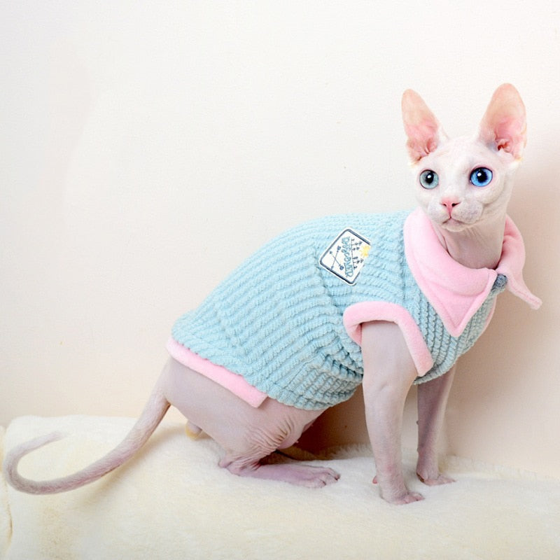 Suéter para Gatos MadrePat Azul