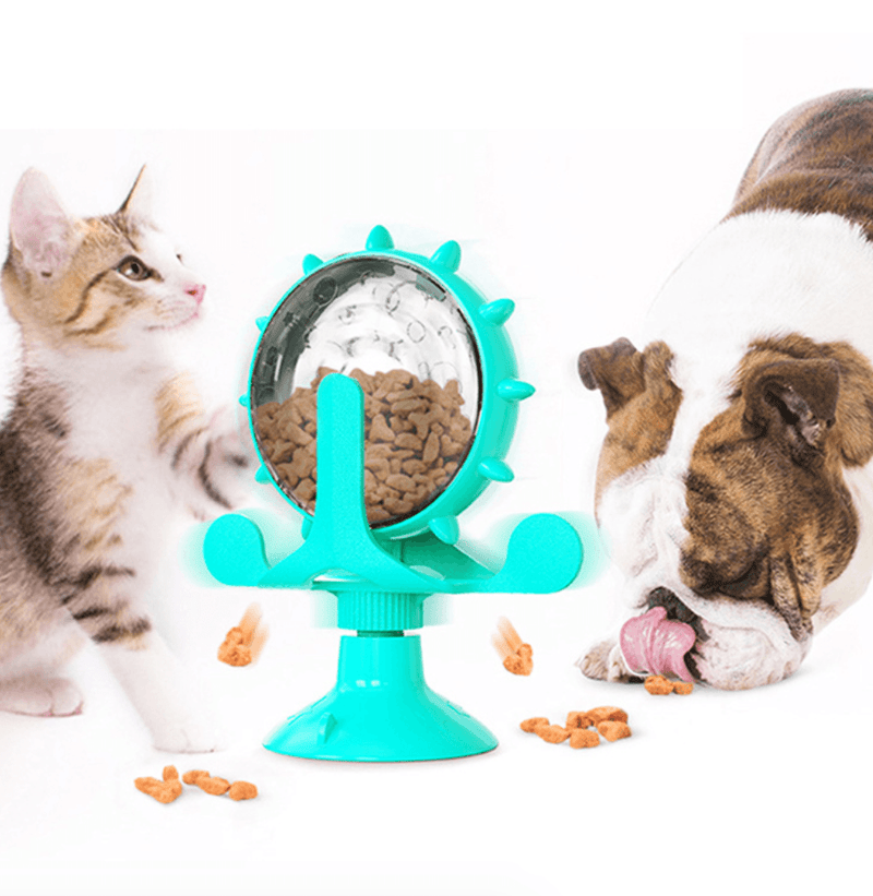 Brinquedo Rodinha Wheel Interativa para Pets Azul