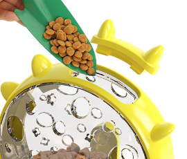 Brinquedo Rodinha Wheel Interativa para Pets Amarelo
