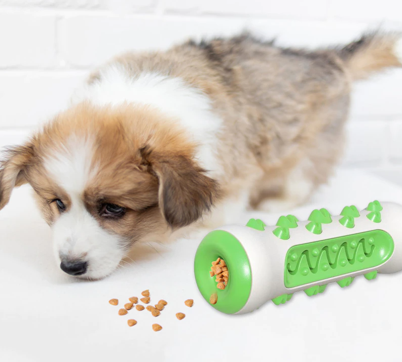 Brinquedo Escova de Dentes para Cães Spiro Verde