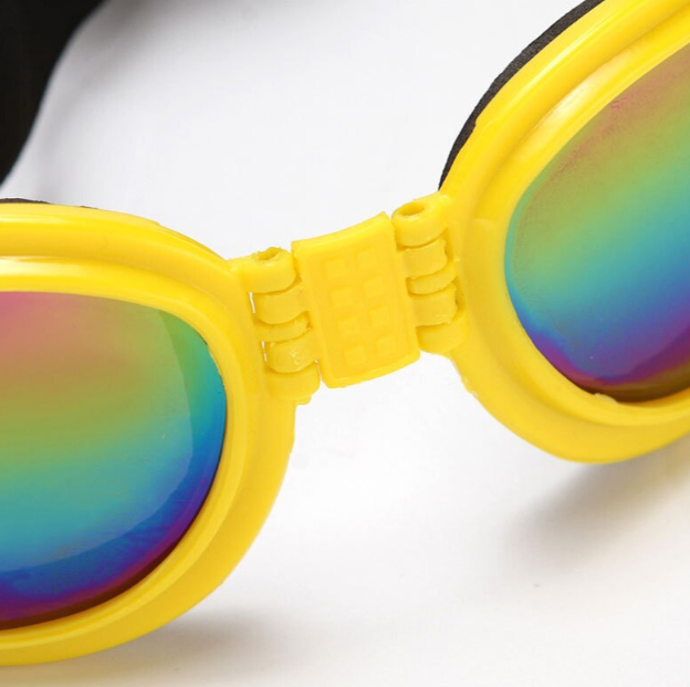 Óculos Escuros Com Proteção UV para Pets Styles Amarelo