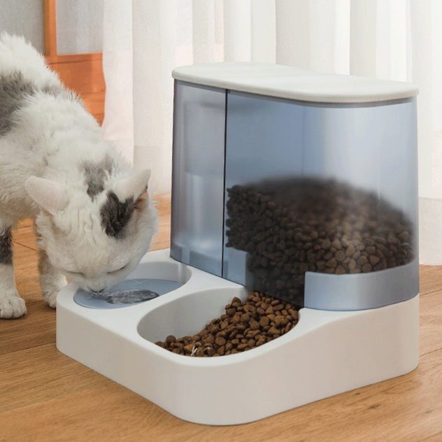 Dispenser Automático de Comida e Água para Pets BigBox Azul
