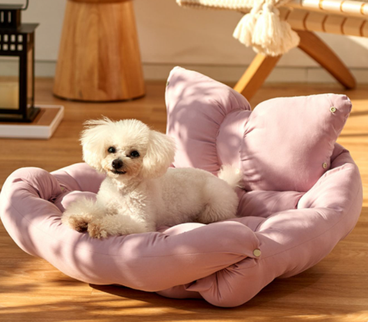 Cama Multifuncional para Pets Luxury Rosa
