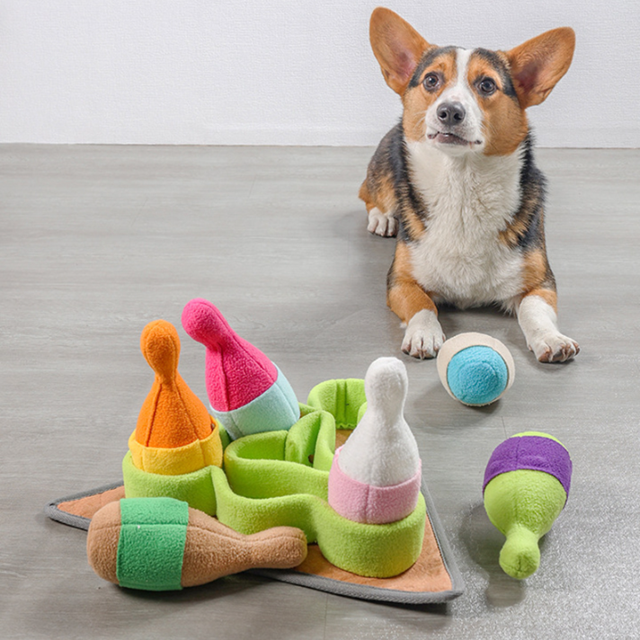 Brinquedo Esconderijo para Pets Boliche